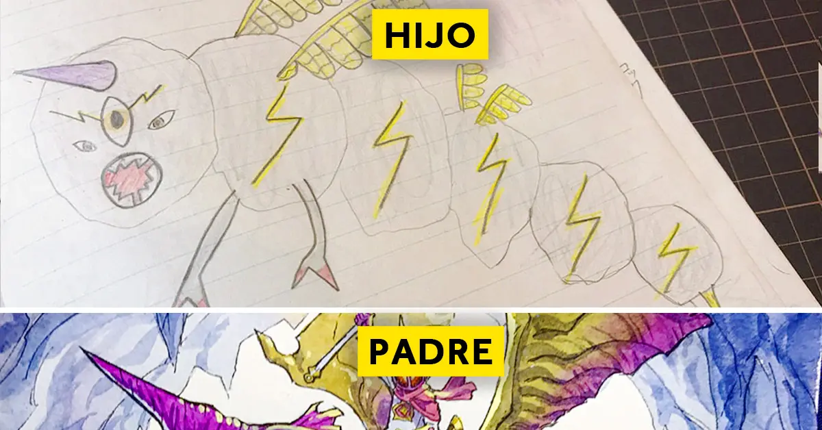 15 Imágenes del Padre que convierte la mente de su hijo en extraordinarias piezas de colección