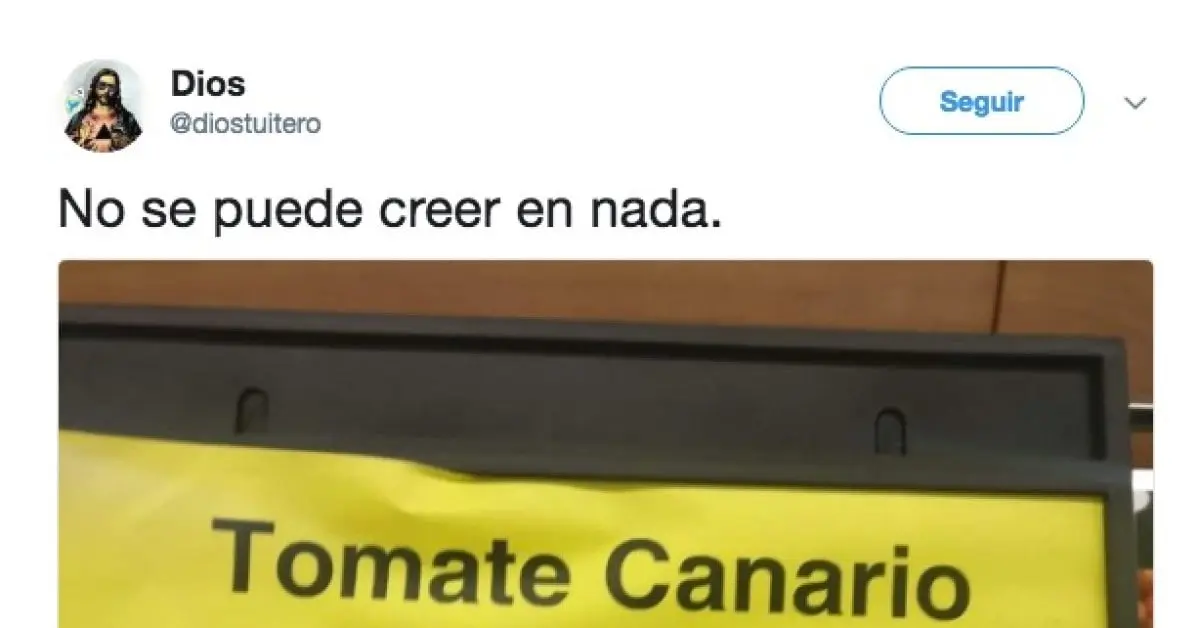 "No se puede creer en nada" Un chico pierde la fe en Mercadona después del cartel que ha visto en la frutería