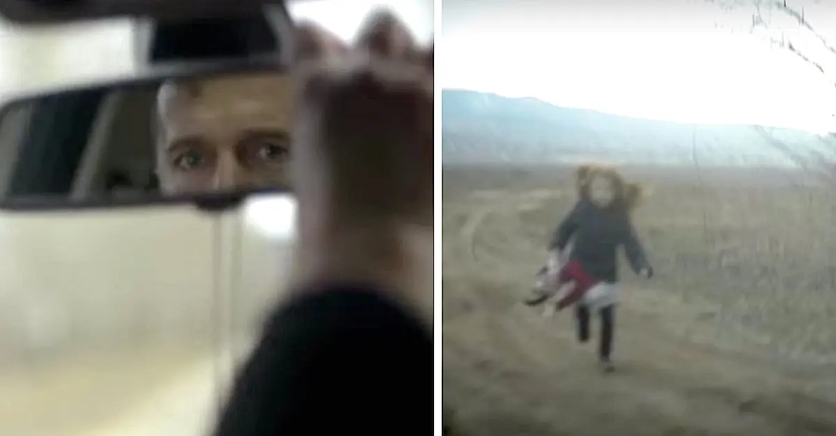 Un Padre abandona a su hija en medio de la carretera en un vídeo que ha puesto patas arriba las redes