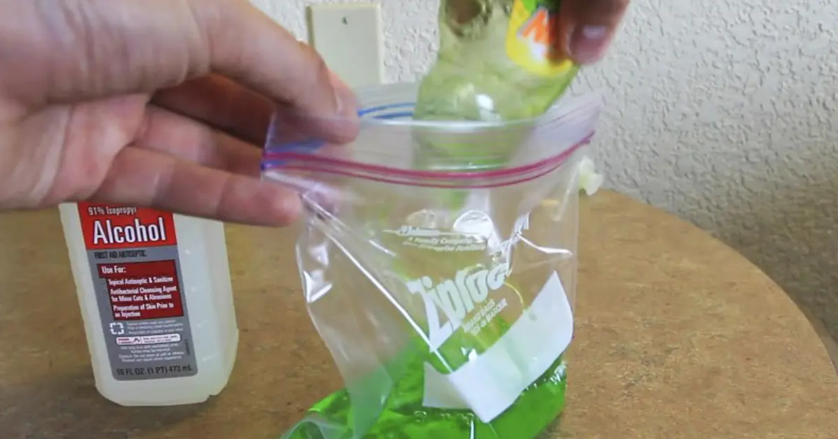 La idea de MacGyver: Congelar detergente en bolsitas de plástico