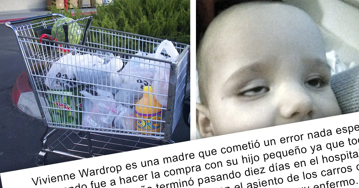 Un niño enferma después de que su madre lo llevara en el carro de la compra y ahora avisa de esta práctica