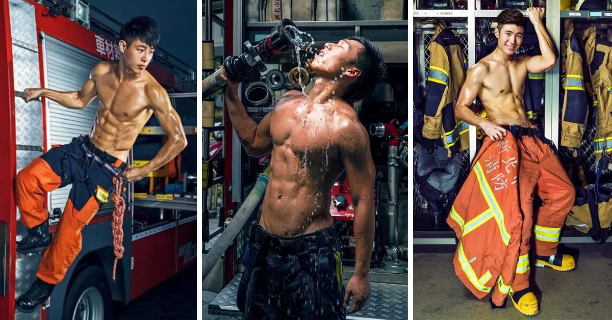 No te cansarás de ver más y más fotos de estos bomberos que apagarán tu fuego de inmediato