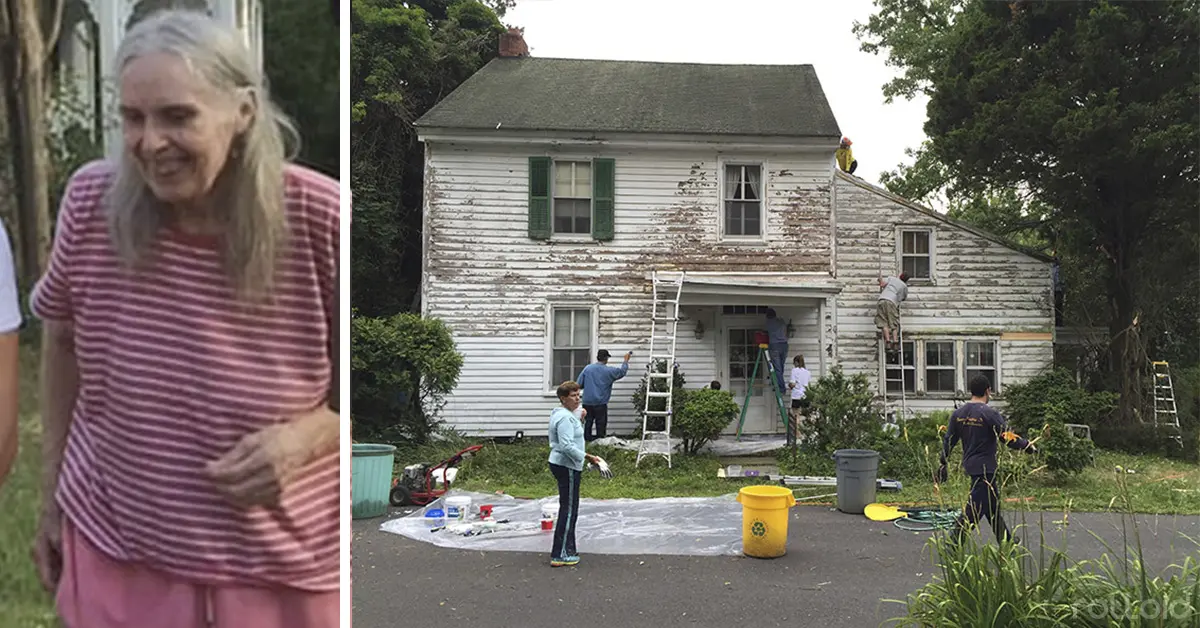 Una anciana se viraliza gracias a sus vecinos cuando iba a perder su casa