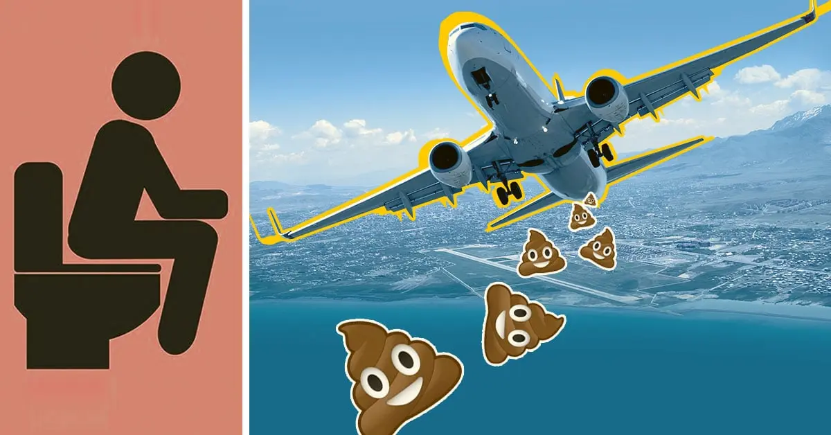 El Destino de los excrementos del avión provoca un revuelo sin gustar ni un pelo