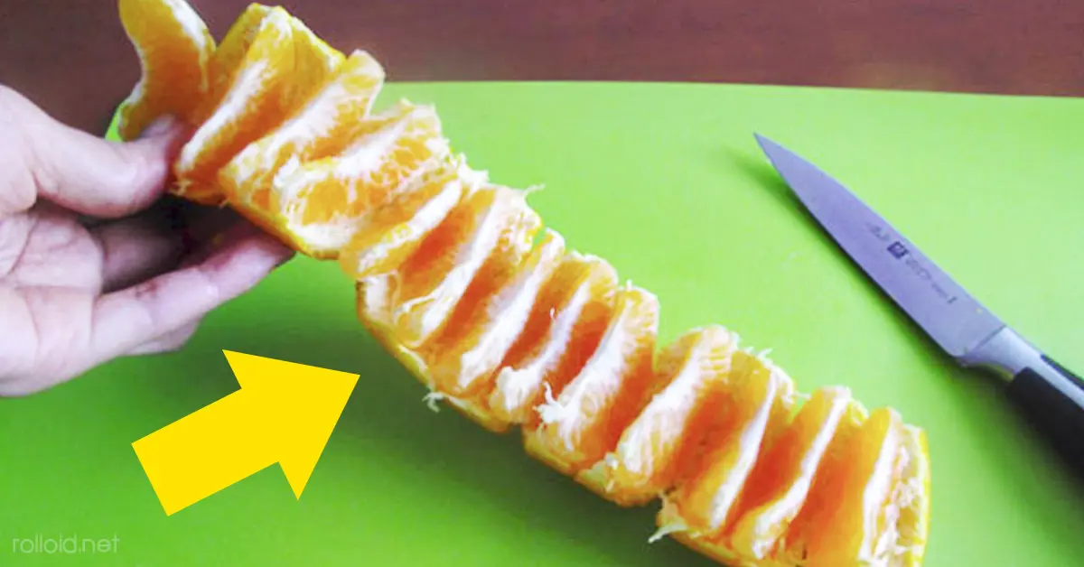 Aprende a pelar las naranjas o mandarinas en menos de 10 segundos