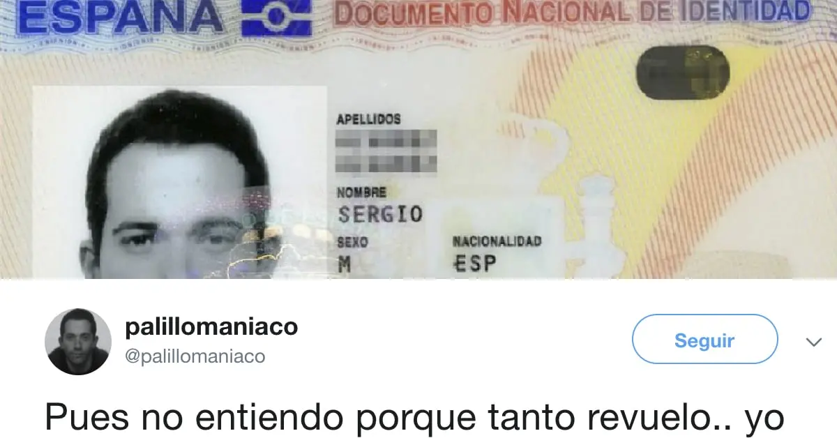 "Es muy gorda la que lié": Un chico se viraliza al ponerse una foto prohibida en su DNI