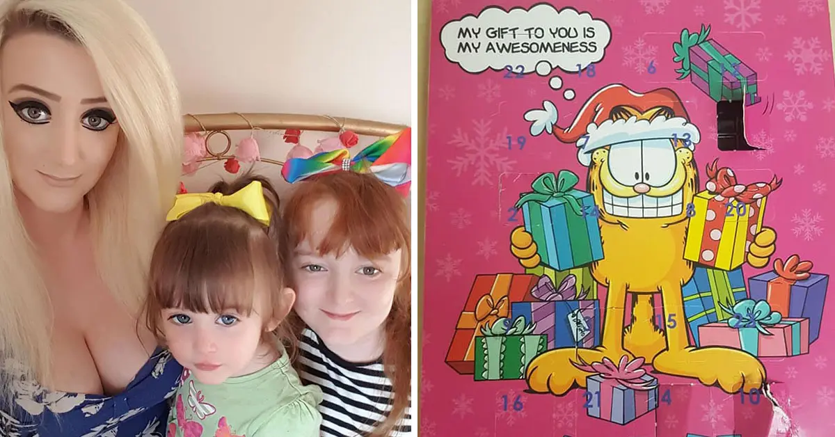 Una madre se da cuenta del error que cometió con su hija al regalarle un calendario de "Garfield"