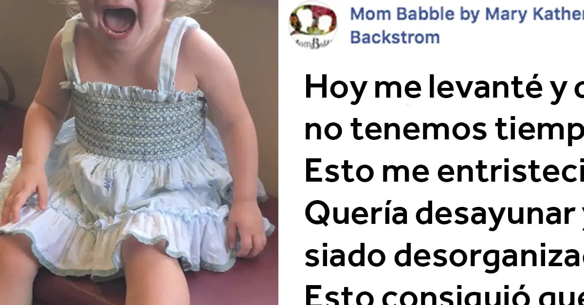 Una madre se viraliza publicando lo que tienen que aguantar con los 2 años de los niños