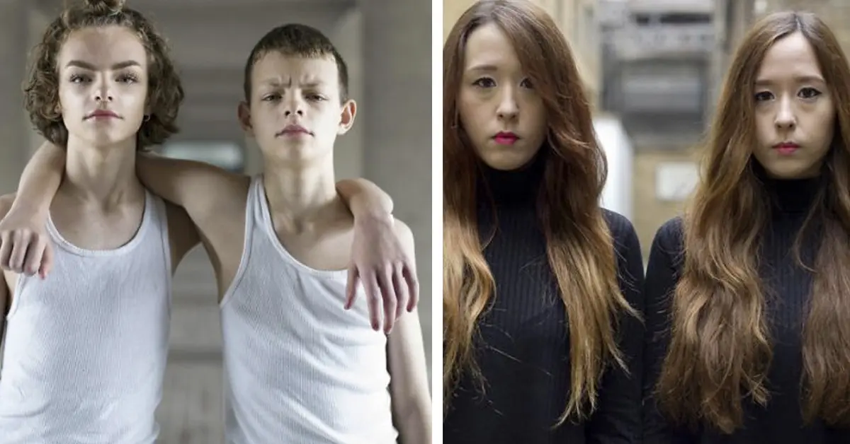 25 Imágenes de gemelos 'idénticos' que muestran lo distintos que son realmente