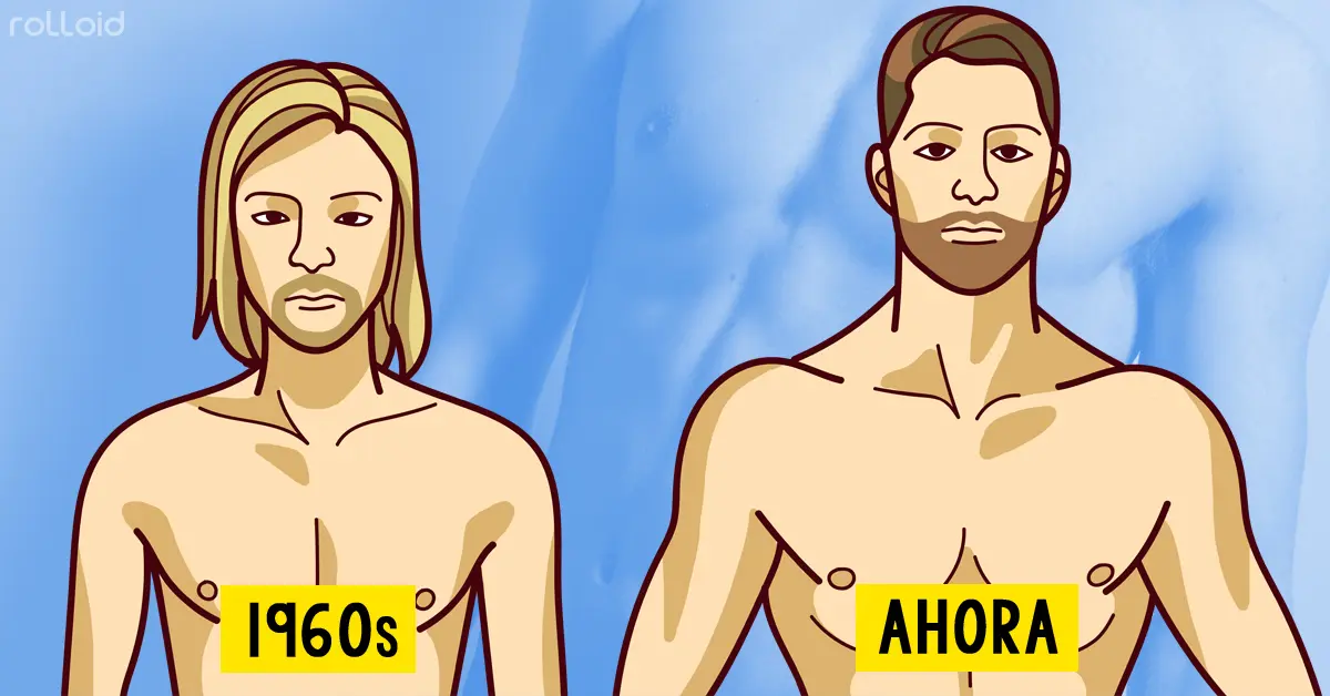 5 Imágenes que muestran cómo ha cambiado el cuerpo "ideal" de los hombres a lo largo de los años