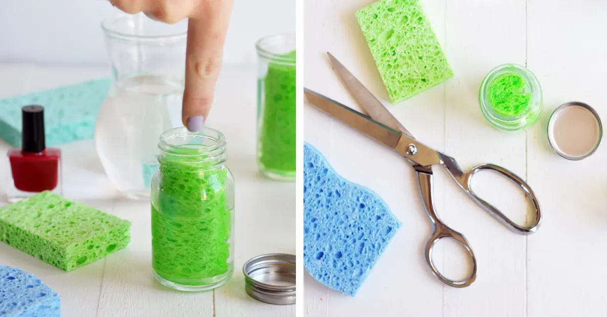Conoce los ingeniosos usos que puedes darle a una simple esponja de cocina