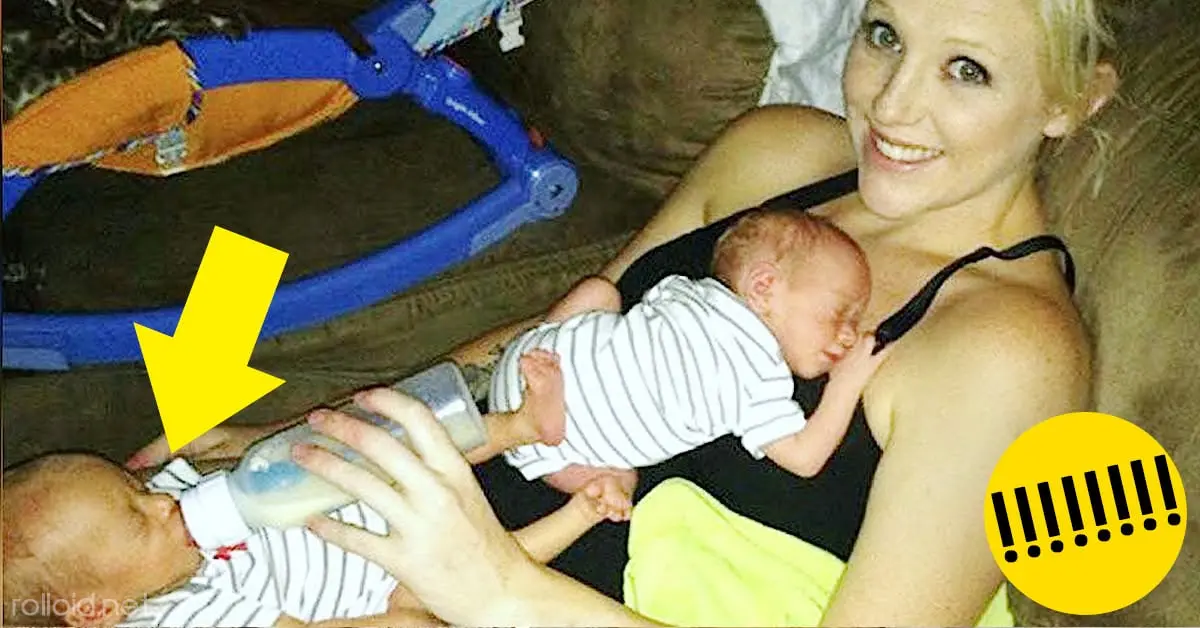 Una madre causa un revuelo cuatro años después de tener gemelos al darse cuenta de algo