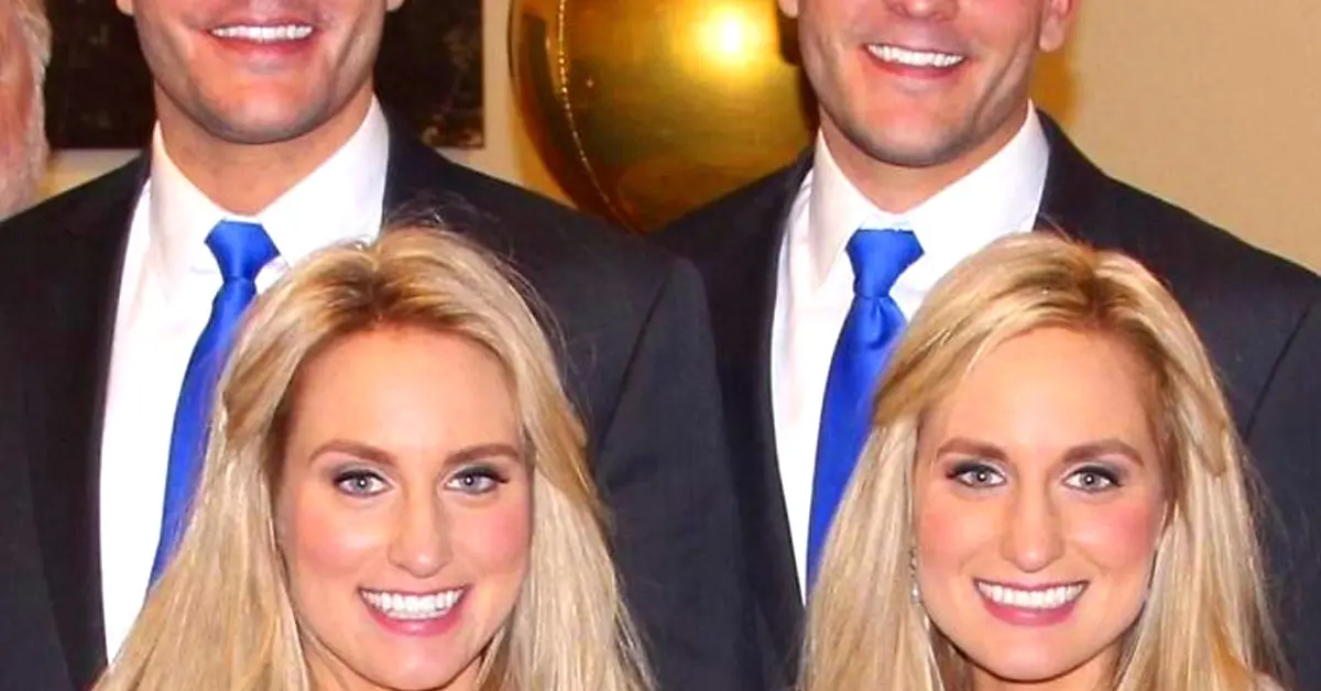 Dos gemelas idénticas se han viralizado al casarse con dos gemelos iguales el mismo día