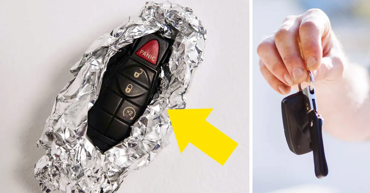 Envolver la llave del coche en papel de aluminio, el truco que deberíamos usar para evitar que nos roben el coche