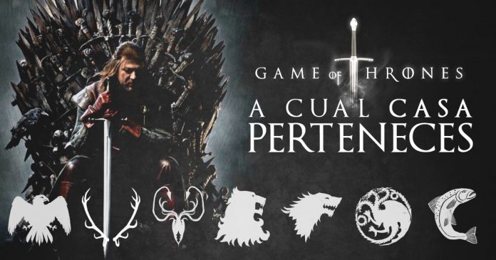 Quiz test personalidad a que casa de Juego de Tronos perteneces