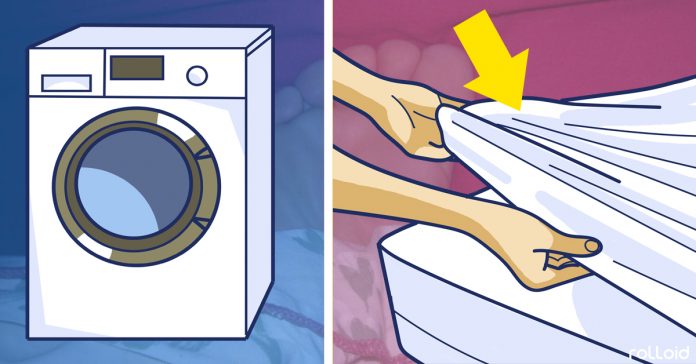 5 Cosas que le ocurren a tu cuerpo cuando pasas más tiempo de la cuenta con las mismas sábanas 2 lavar sabanas eliminar bacterias