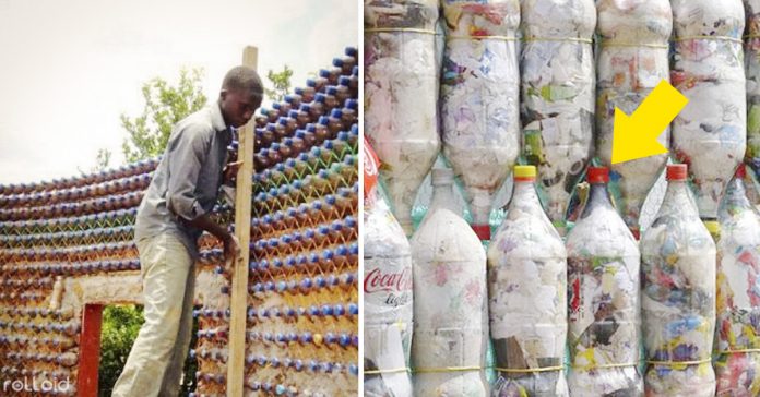 construir casa viviendas con botellas de plastico nigeria banner