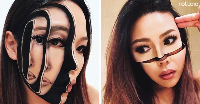 esta artista transforma su cara al completo con maquillaje banner