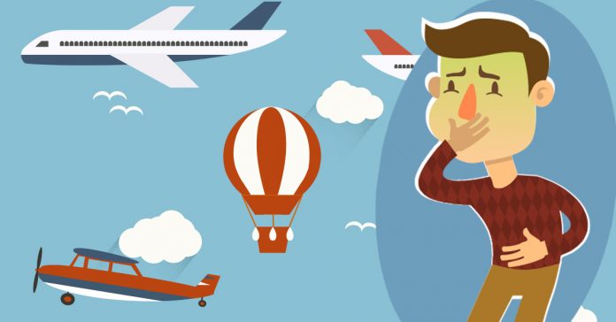 trucos y consejos para no marearte cuando viajas en coche autobus tren o avion banner
