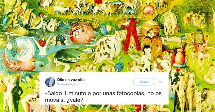 el drama de ser maestro retratado en las pinturas clasicas y en twitter banner